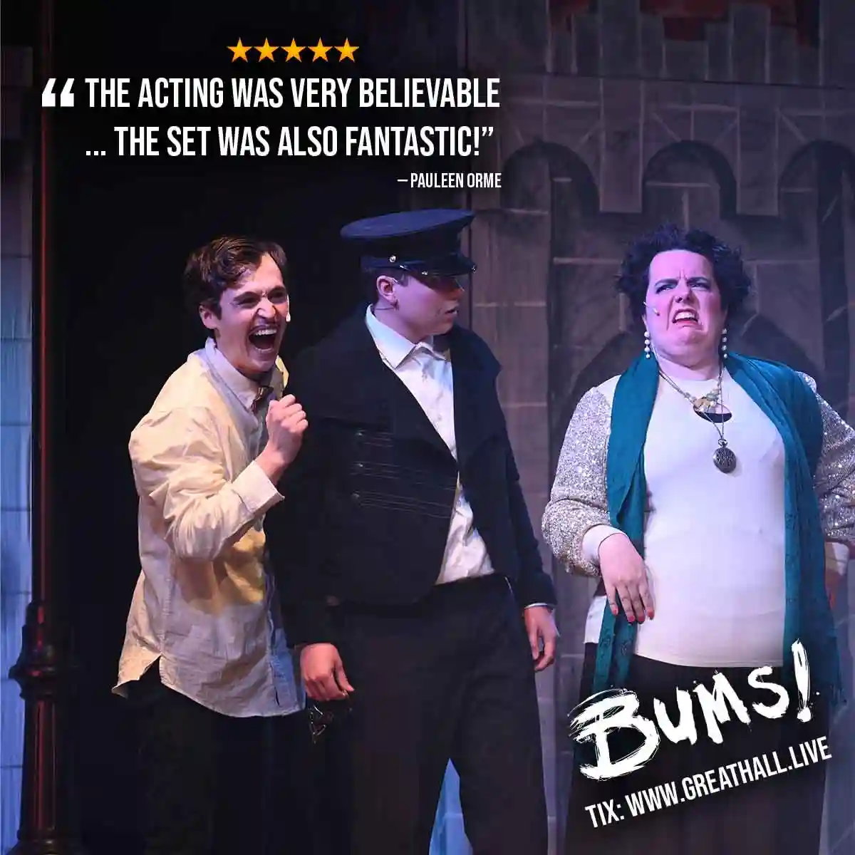Bums & Businessmen, a previous production
